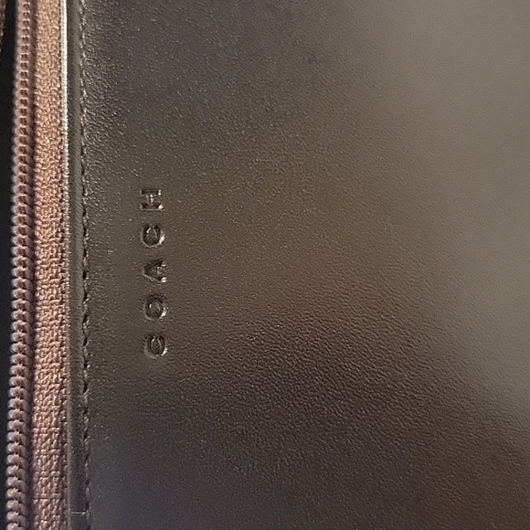 Vintage Coach Mahogany cosmetic case BNWT - Picture 3 of 11